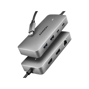 HUB AXAGON HMC-CUB83X2 USB-C 3.2 Gen 2, 10Gbps 2x USB-A + 1x USB-C, 1x HDMI 4K 60Hz+1x DP 4K