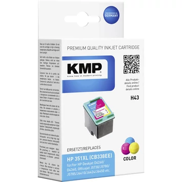 Utángyártott HP CB338EE Tintapatron Color No.351XL KMP KMP