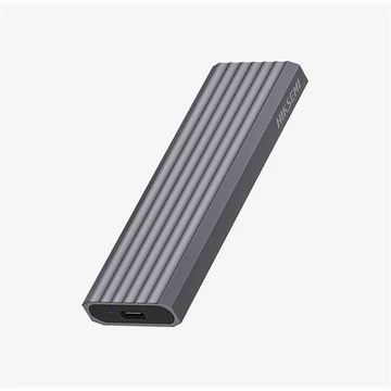 Hikvision HIKSEMI Külső ház 2,5" - USB3.2, Type-C, Alumínium, Ezüst