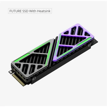 Hikvision HIKSEMI SSD 512GB - FUTUREX (3D TLC, M.2 2280 PCIe Gen 4x4, NVMe, r:7000 MB / s, w:4200 MB / s + hűtőborda)