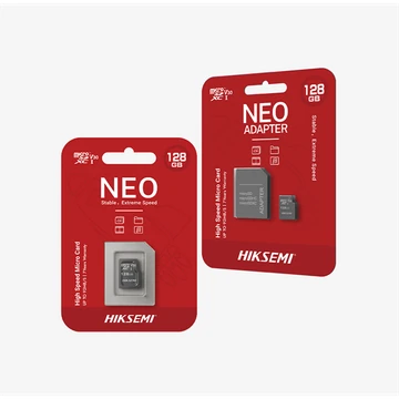 HIKSEMI Memóriakártya MicroSDHC 8GB Neo CL10 23R / 10W UHS-I + Adapter (HIKVISION)