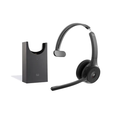 HEADSET 721 WIRELESS SINGLE+STAND CARBON BLACK USBA B
