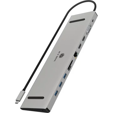 Raidsonic 11-in-1 USB-C dokkoló ezüst