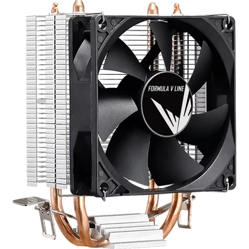Formula CPU Cooler - Ice Boid 2PSDB (17-34dB, 4pin csatlakozó, 2 db heatpipe, 9cm)