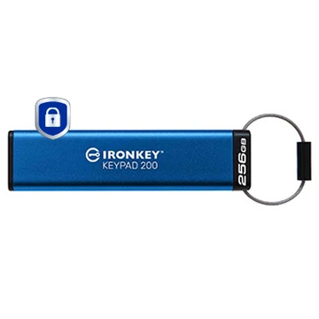 256GB IRONKEY KEYPAD200 AES-256 FIPS 140-3 LVL 3(PENDING) ENCRYP