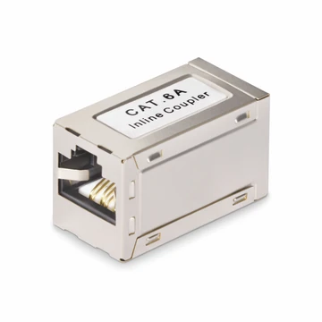 SHIELDED RJ45 COUPLER CAT6A ETHERNET COUPLER F/F