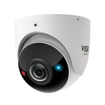 TP-Link IP dómkamera fisheye - InSight S485PI (8MP, 1,65mm, IP67, H265 + , IR20m, 12VDC / PoE, SD; mikr., hangsz.; fém)