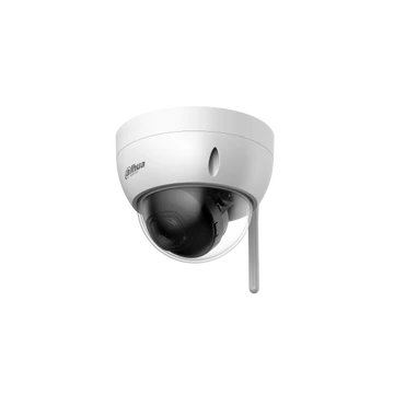 Dahua IP wifi Dome kamera - IPC-HDBW1230DE-SW (2MP, 2,8mm, kültéri, H265, IP67, IR30m, IK10, DWDR, SD, 2.4GHz, 12VDC)