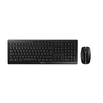 CHERRY STREAM DESKTOP CH LAYOUT KEYBOARD AND MOUSE SET USB BLACK