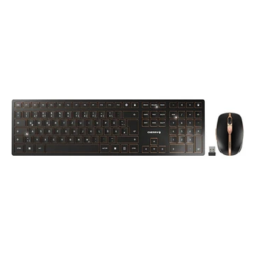 CHERRY DW 9100 SLIM KEYBOARD AND MOUSE SET BLACK-BRO