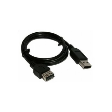 OEM USB A M / F adatkábel hosszabbító 0.6m fekete