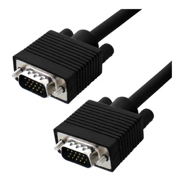 OEM VGA M / M video jelkábel 2m árnyékolt réz fekete