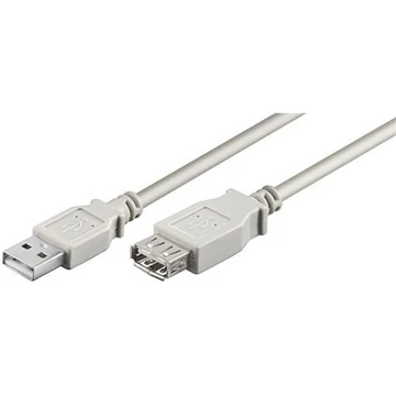 OEM USB 2.0 A M / F adatkábel hosszabbító 0.6m fehér