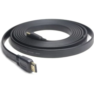 Gembird HDMI 1.4 M / M video jelkábel 1.8m fekete lapos