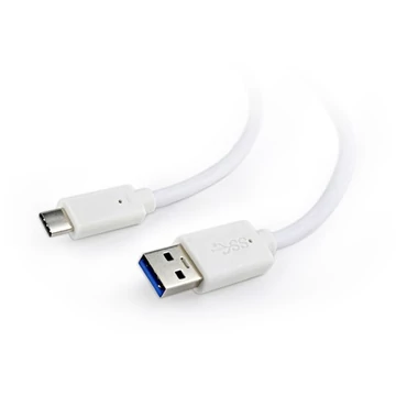 Gembird USB C -> USB 3.0 A M / M adatkábel 1.8m fehér