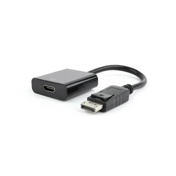Gembird Displayport -> HDMI M / F adapter 0.1m fekete