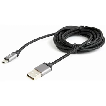 Gembird USB 2.0 A -> USB 2.0 micro B M / M adatkábel 1.8m ezüst