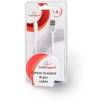Gembird USB 2.0 A -> Lightning M / M adatkábel 1.8m ezüst