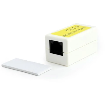 Gembird RJ45 CAT6 UTP F / F adatkábel hosszabbító fehér