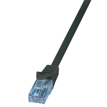 LogiLink RJ45 CAT6A 10Gb UTP M / M adatkábel 5m fekete