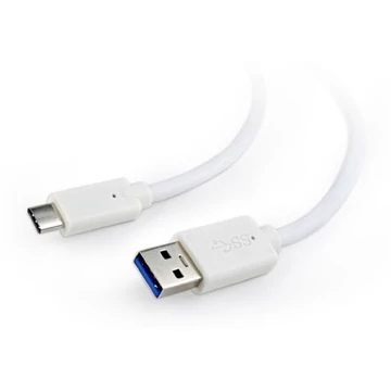 Gembird USB C -> USB 3.0 A M / M adatkábel 0.5m fehér