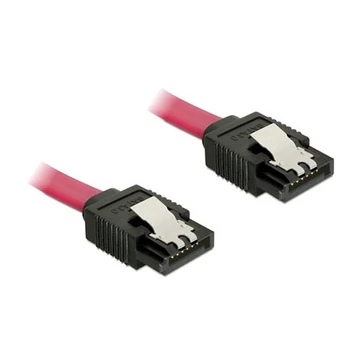 Delock SATA 3 F / F adatkábel 0.2m piros