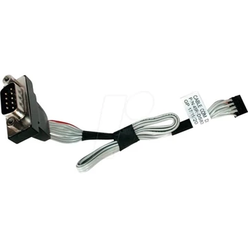 Shuttle Serial pinheader 2mm -> Serial RS-232 DB9 F / M hátlapi kivezetés 0.21m