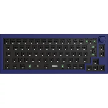 Keychron Q2 Swappable RGB Backlight Knob ISO - Barebone USB billentyűzet kék