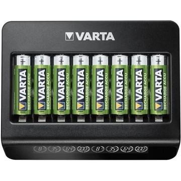 Varta AA / AAA NiMH akkumulátor töltő fekete LCD Multi