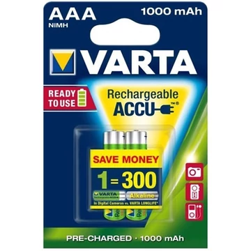 VARTA Ready2Use AAA (HR03) 1000mAh akku 2db / bliszter
