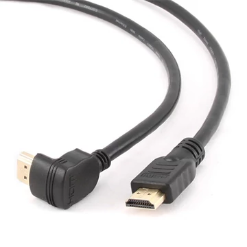 Gembird HDMI M / M video jelkábel 3m egyenes / 90° le fekete