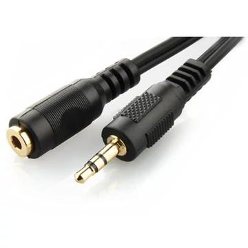 Gembird Jack stereo 3,5mm M / F audio kábel hosszabbító 5m fekete