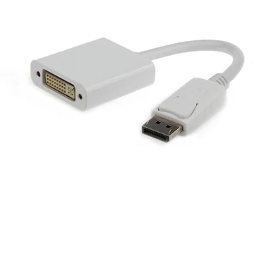 Gembird Displayport -> DVI-I M / F adapter 0.1m fehér