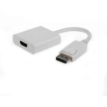 Gembird Displayport -> HDMI M / F adapter 0.1m fehér