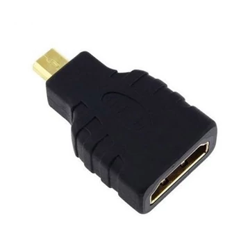 Gembird HDMI micro D -> HDMI M / F adapter fekete