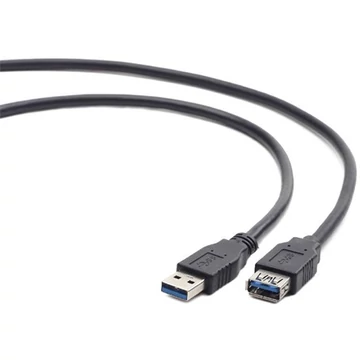 Gembird USB 3.0 A M / F adatkábel 3m hosszabbító fekete