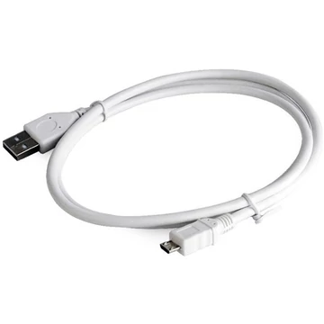 Gembird USB A -> USB micro B M / M adatkábel 1m fehér