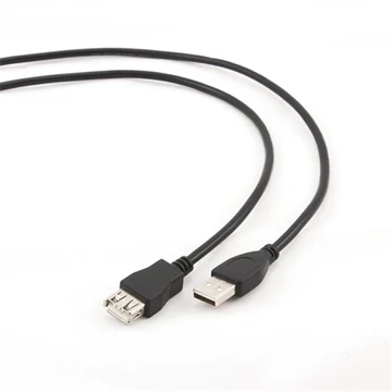 Gembird USB A M / F adatkábel 4.5m hosszabbító fekete