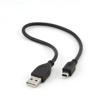 Gembird USB A -> USB mini B 5pin M / M adatkábel 0.3m fekete