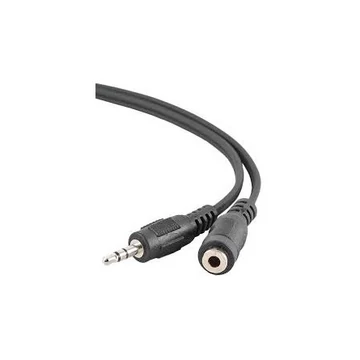 Gembird Jack stereo 3,5mm M / F audio kábel hosszabbító 1.5m fekete