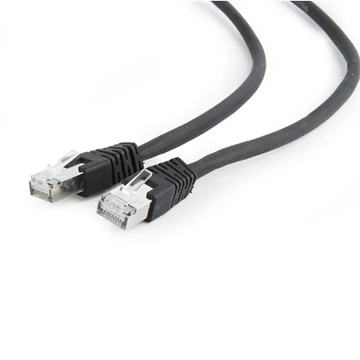Gembird RJ45 CAT6A SFTP - RJ45 CAT6A SFTP M / M adatkábel fekete LSZH