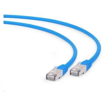 Gembird RJ45 CAT6A FTP M / M adatkábel 0.5m kék LSZH