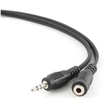 Gembird Jack stereo 3,5mm M / F audio kábel hosszabbító 2m fekete