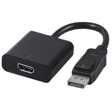 Gembird Displayport -> HDMI M / F adapter 0.1m fekete
