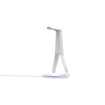 The G-Lab Fejhallgató állvány - K STAND HYDROGEN W (fehér, 2xUSB3.0, 1xUSB-C, műanyag, RGB)