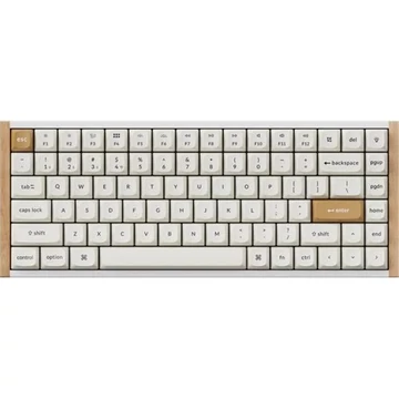 Keychron K2 HE Bluetooth / vezeték nélküli magyar gaming Gateron double-rail magnetic mechanikus billentyűzet fehér-rózs