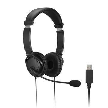 KENSINGTON HIFI USB HEADPHONES WITH MIC AND VOLUME CONTROL BUTT
