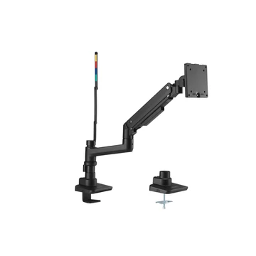 A SmartFitTM Premium nagy teherbírású monitortartó javítja a munkaterület szervezését és könnyű pozicionálást biztosít a nagyobb, legfeljebb 49 méretű és 20 kg súlyú kijelzők számára. A megfelelő ergonómiai elhelyezést adat alapú kutatások és színekkel je