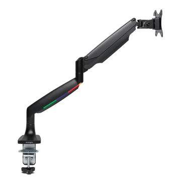 ONE-TOUC SINGLE MONITOR ARM SINGLE HEIGHT ADJUSTABLE BLACK