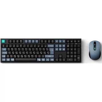 Keychron B36 Bluetooth / vezeték nélküli magyar Scissor Switch mechanikus billentyűzet + egér fekete-szürke